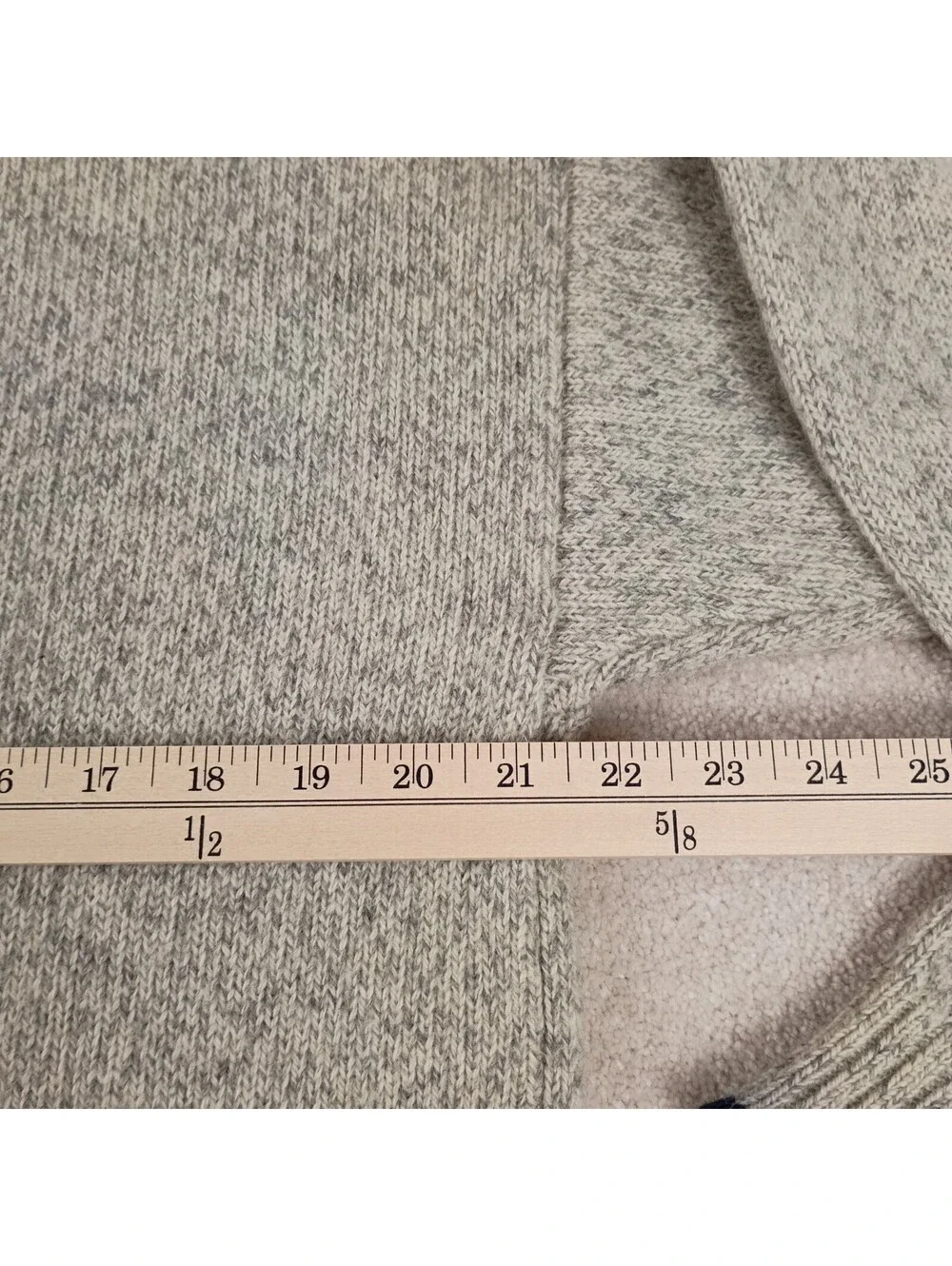 Vintage WOOLRICH Sweater Mens Adult L Wool  Knit Made in Hong Kong Oatmeal Blue
